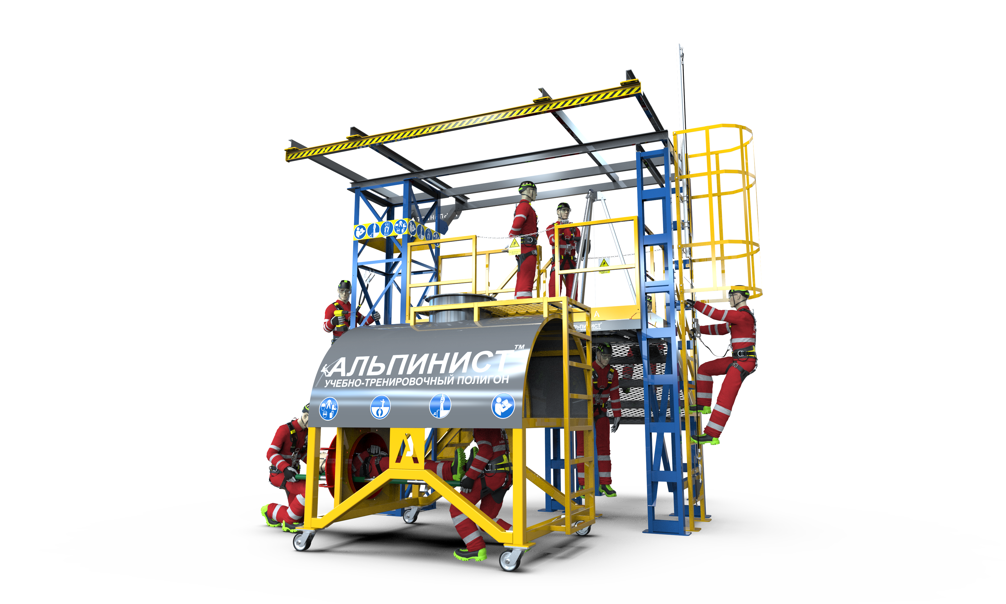 Учебно-тренировочный полигон (комплекс)  Альпинист-01-03-3.