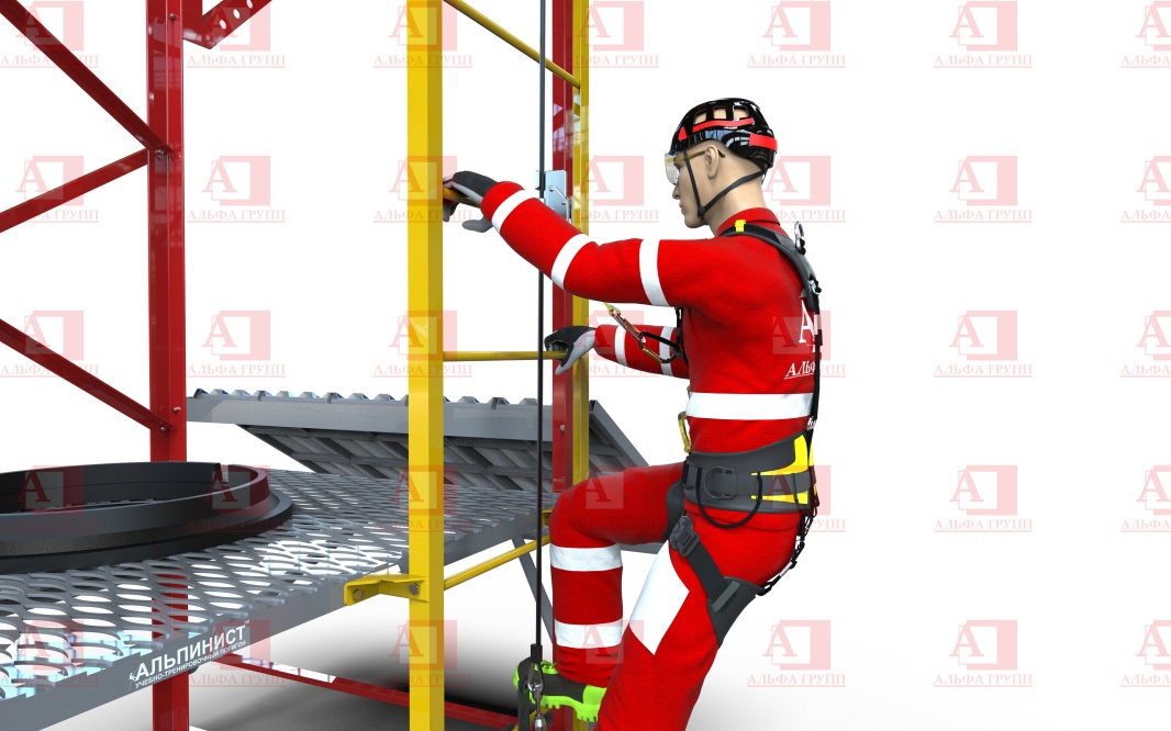 Учебно-тренировочный полигон Альпинист-2-05 для практических занятий на высоте.  