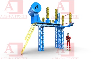 Учебно-тренировочный полигон ПАМТР-01 (Модуль Трансформатор-Размыкатель) от АЛЬФА ГРУПП для практических занятий на высоте и в замкнутом пространстве с применением средств индивидуальной защиты и стационарных анкерных систем.  