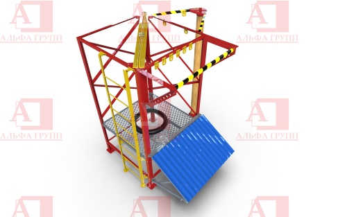 Учебно-тренировочный полигон Альпинист-2-05 для практических занятий на высоте.  