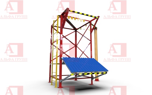 Учебно-тренировочный полигон Альпинист-2-05 для практических занятий на высоте.  