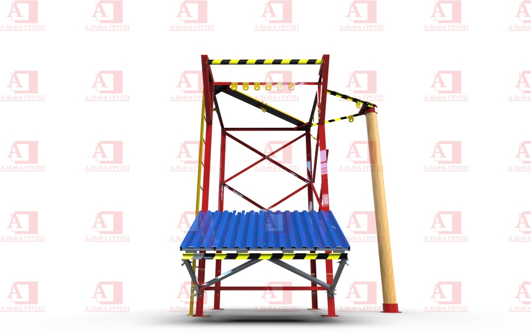 Учебно-тренировочный полигон Альпинист-2-05 для практических занятий на высоте.  